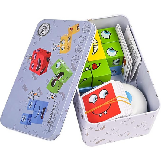 FACE CHANGING BUILDING BRICKS GAME