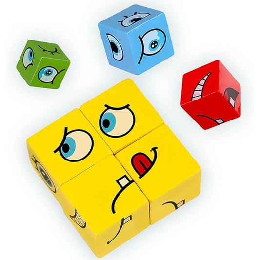 FACE CHANGING BUILDING BRICKS GAME