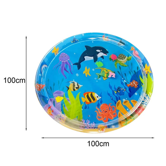 Premium Baby Tummy Time Water Play Mat – 100cm