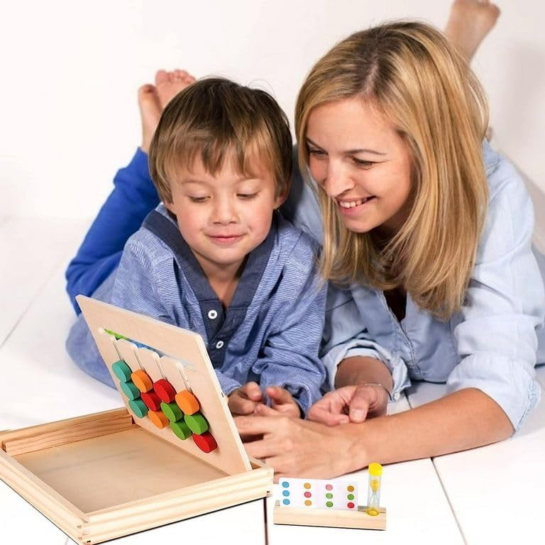 Montessori Slide Puzzle – Color & Shape Matching Toy