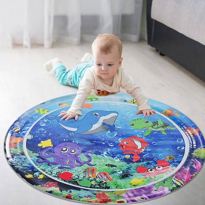 Premium Baby Tummy Time Water Play Mat – 100cm
