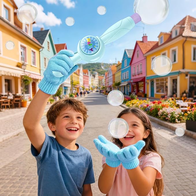 Colorful Smoke Bubble Machine With Lighting for Kids