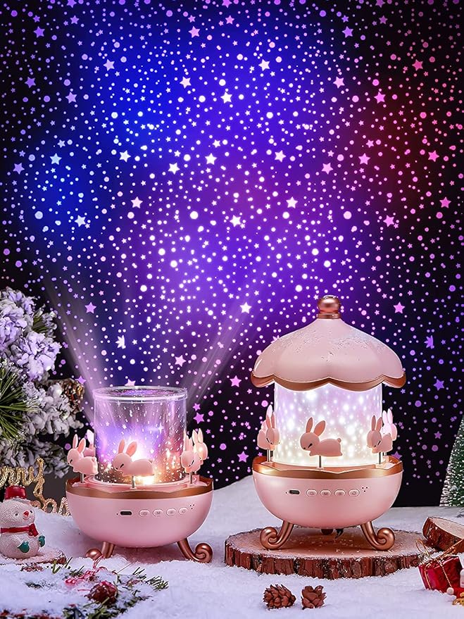 Starry Sky Music Night Light Projector | 360° BT Speaker