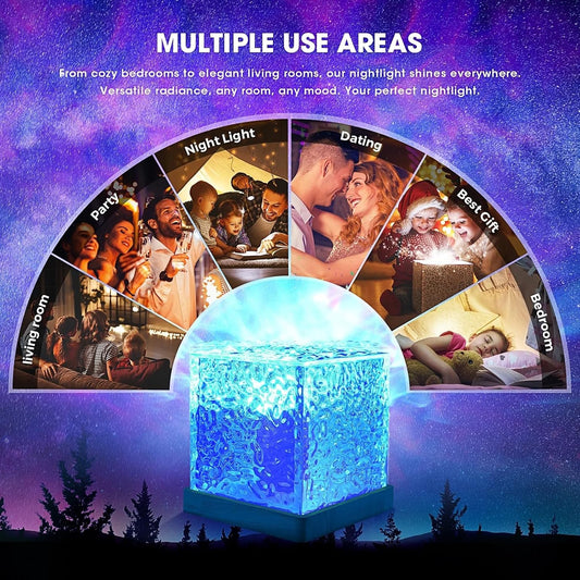 3D Ocean Projector Lamp With Remote