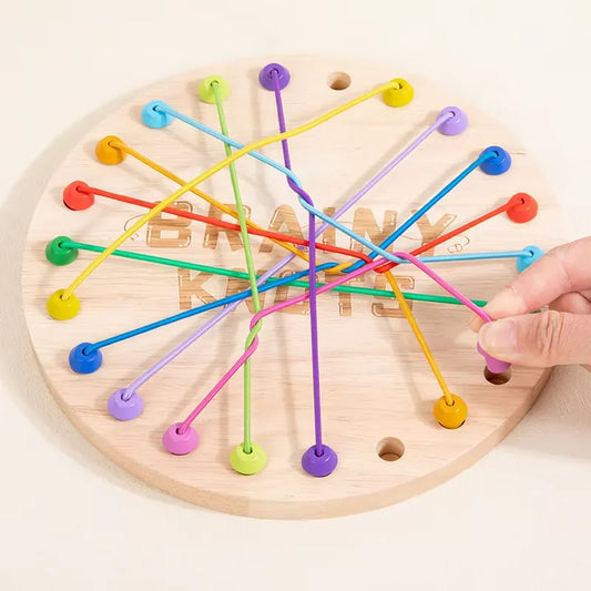 Wooden Lacing Montessori Toy