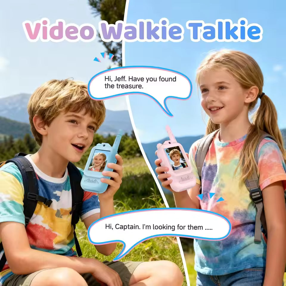2-PCS Kids Video Walkie Talkies Toys