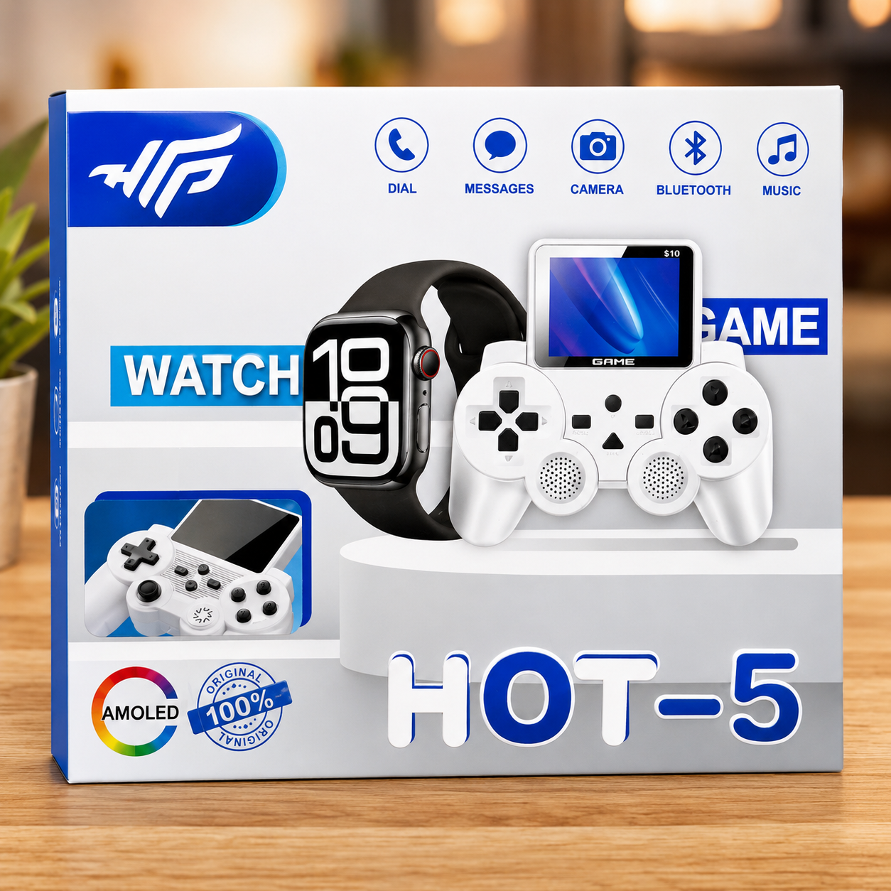 HOT-5 Smartwatch & Game Console Combo