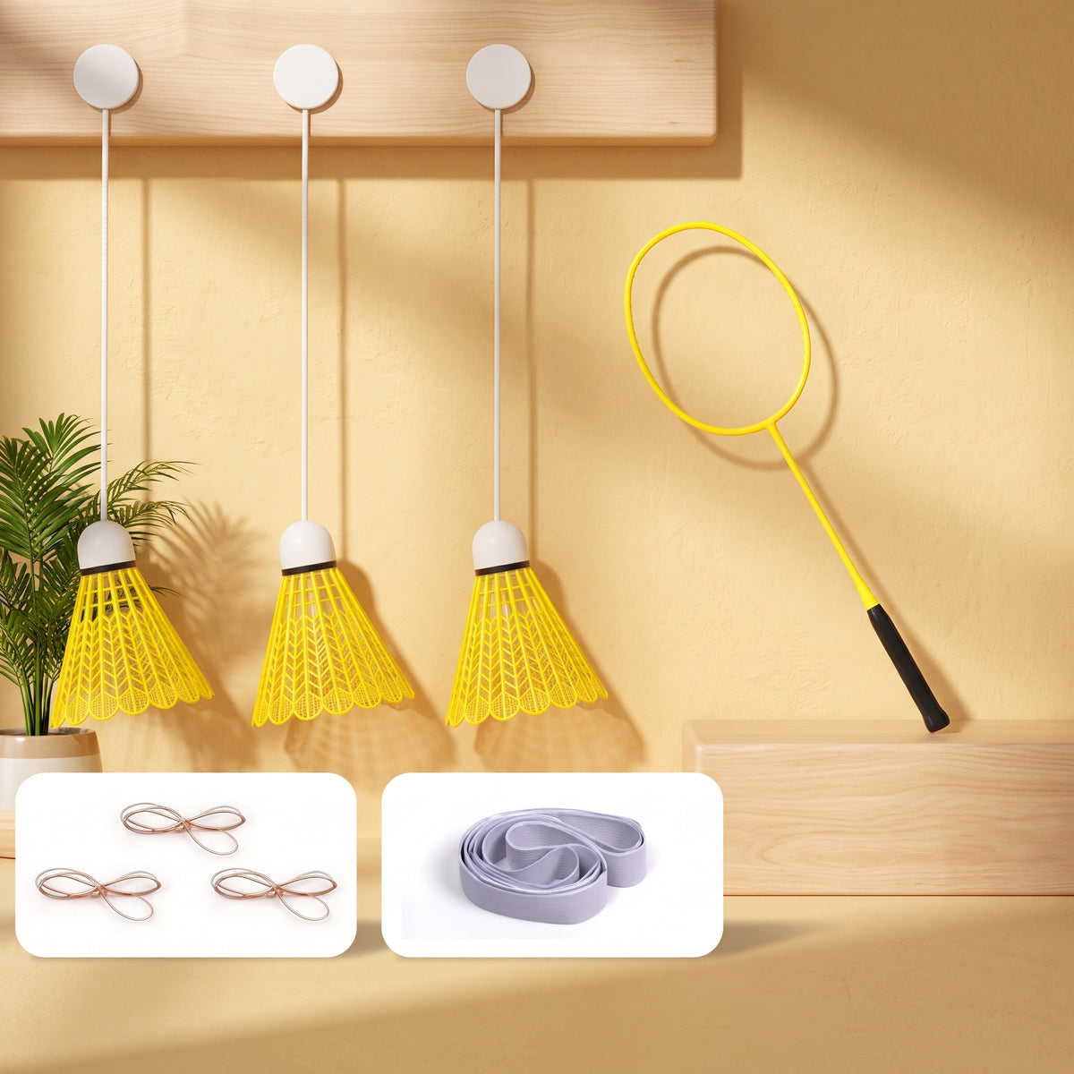 Indoor Badminton Trainer Set