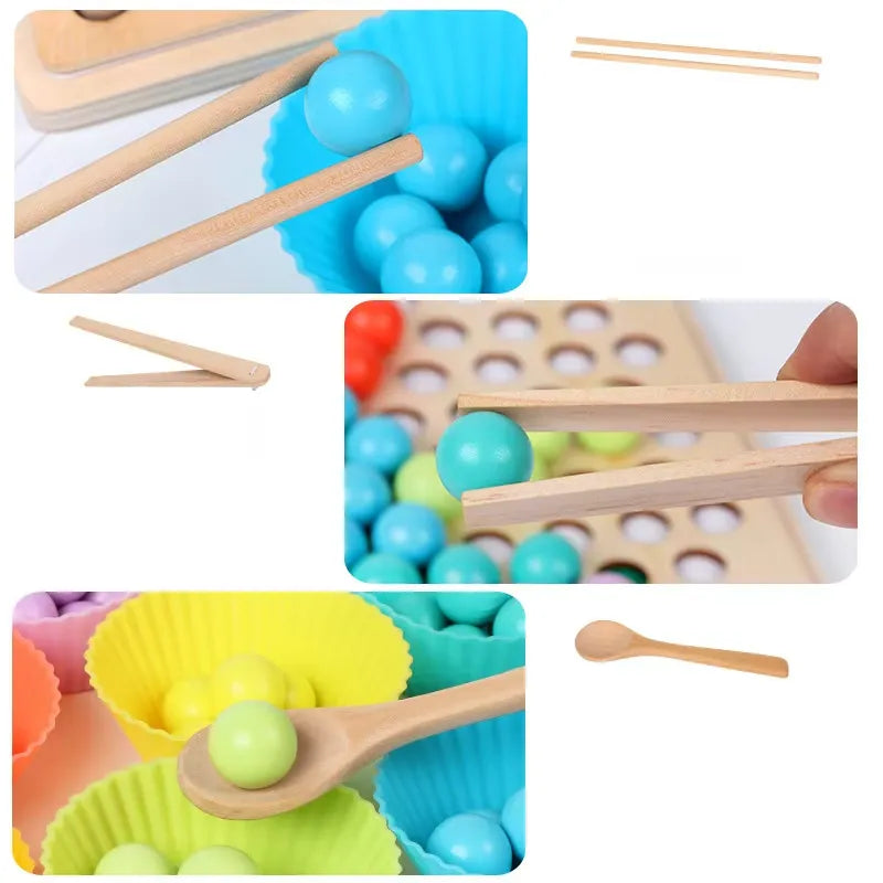Rainbow Montessori Sensory Board
