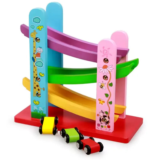Wooden Mini Speeding Car Toy