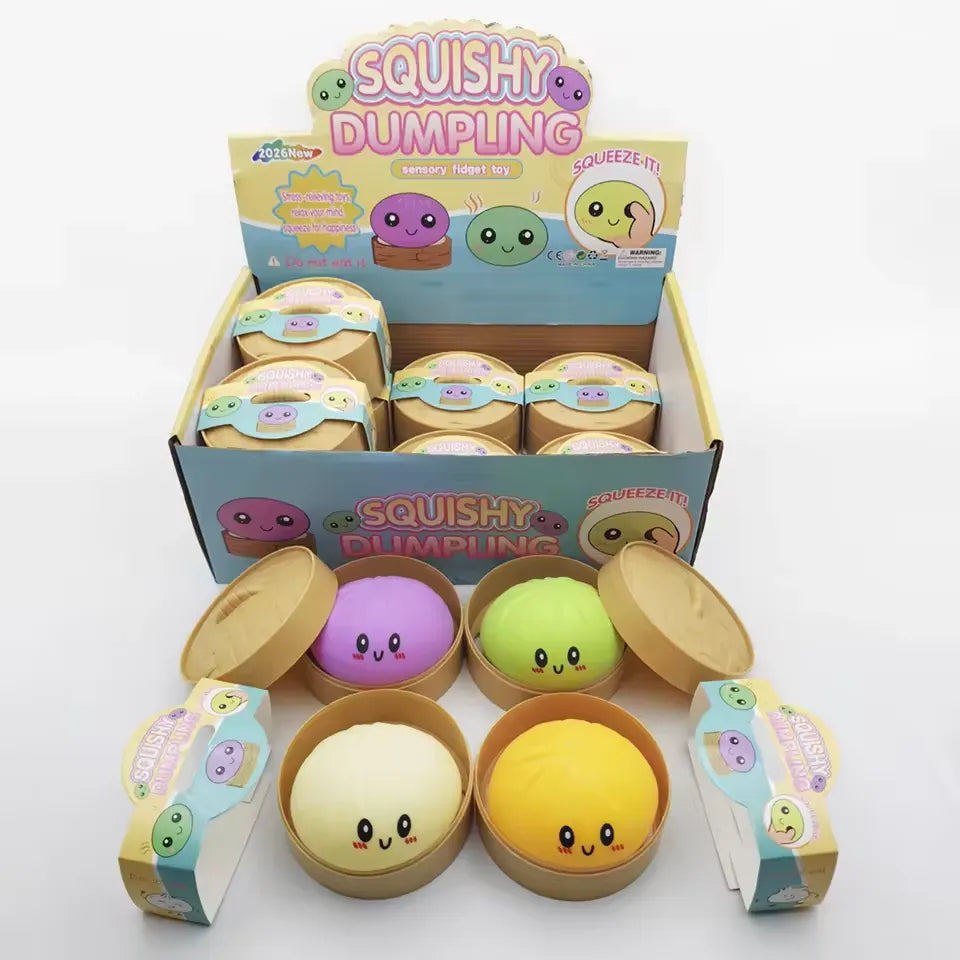 Glitter Dumpling Squishy Stress Toy