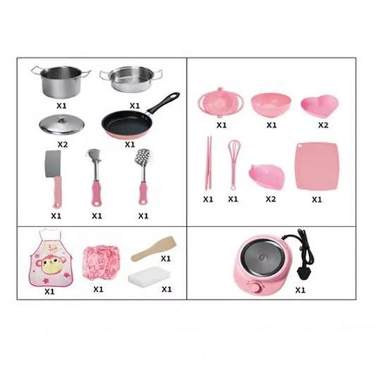 Kids Pretend Play Cooking Kit