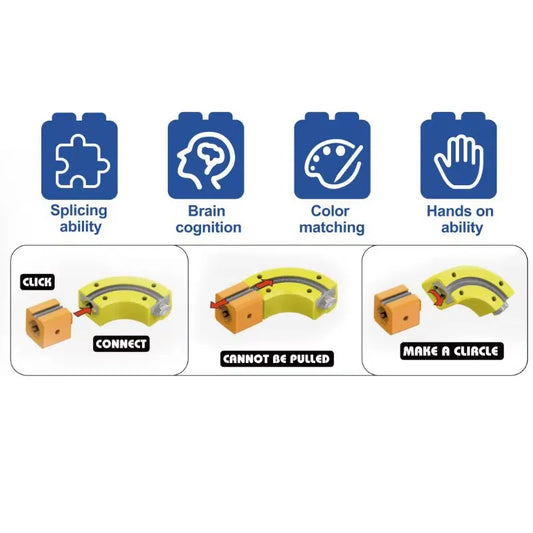 DIY Electric Magic Track Car Set (51 Ps)
