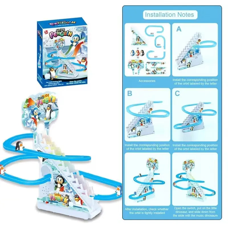 Penguin Automatic Stair Climbing Toy