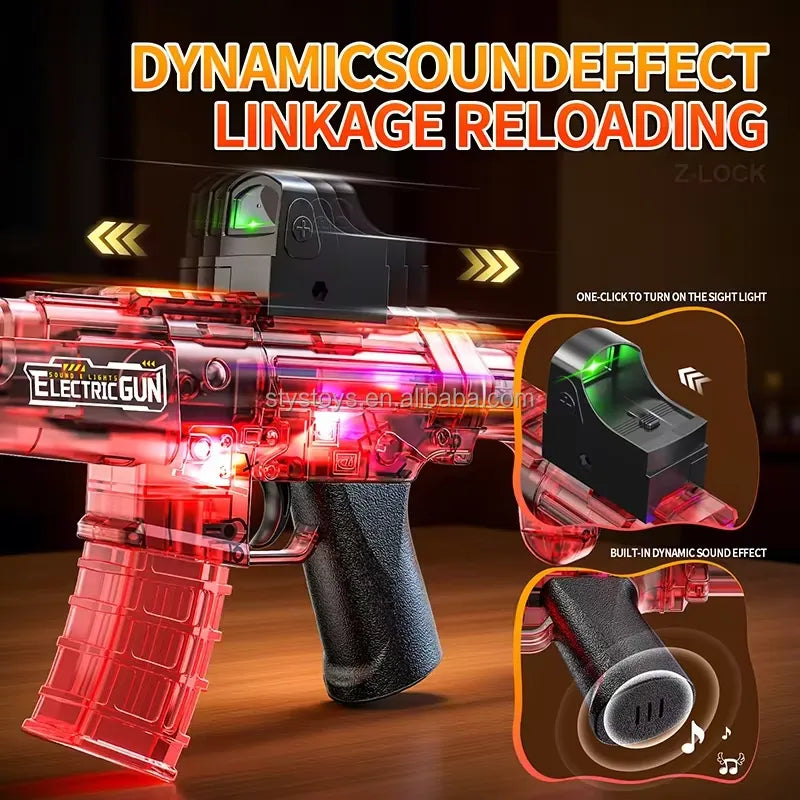 Rechargeable MP5 Toy Blaster with Light & Sound