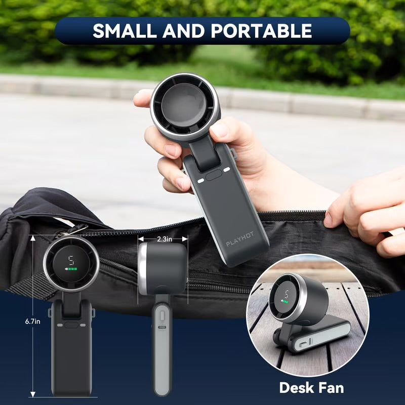 Portable Handheld Turbo Fan with 3600 mAh Battary