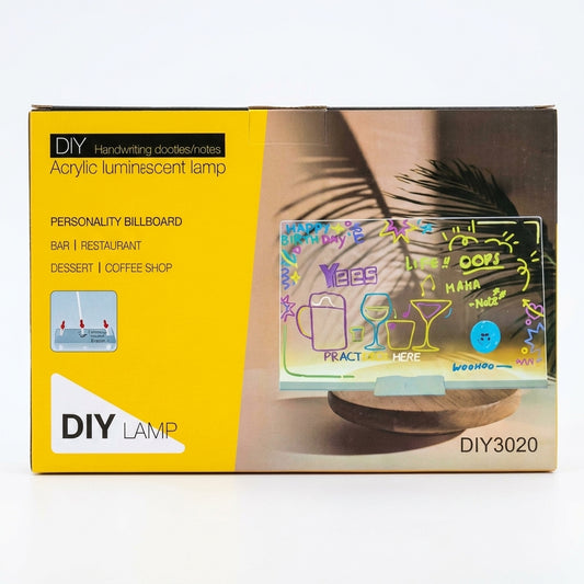 LED Acrylic Message Board Lamp