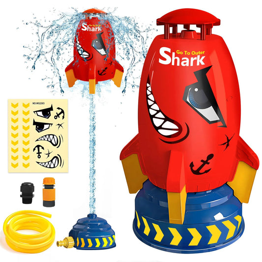Space Rocket Water Sprinkler Toy