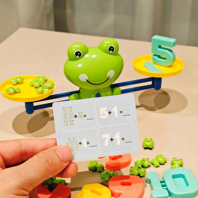 Educational Frog Math Balance Toy with Numbers