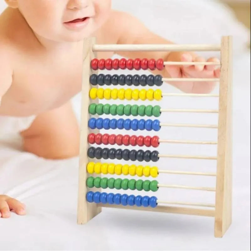 Wooden Abacus for Kids – 1 Pc Intelligence & Skill Builder