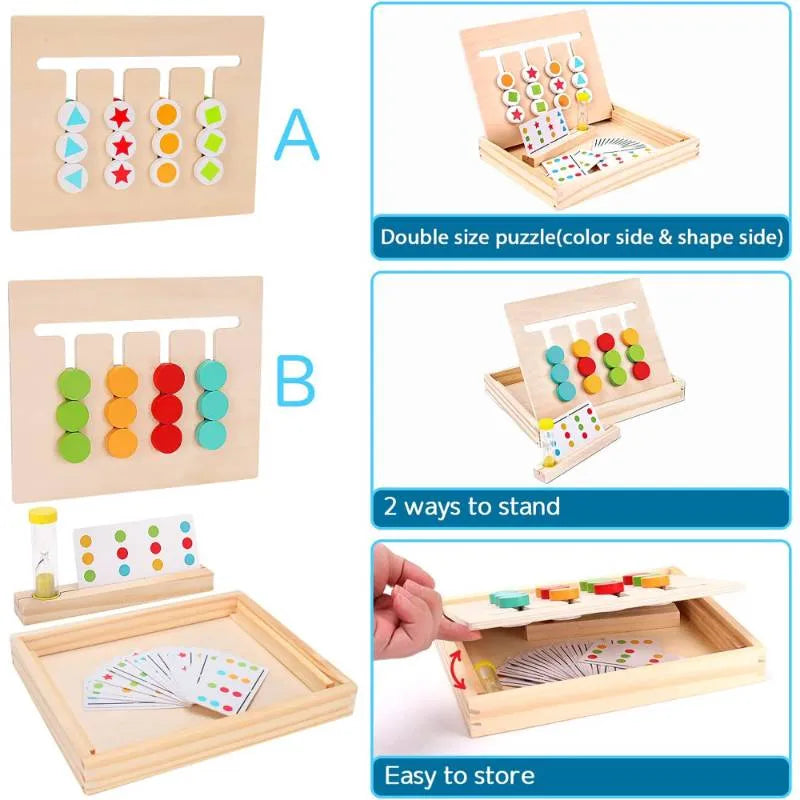 Montessori Color & Shape Logic Puzzle