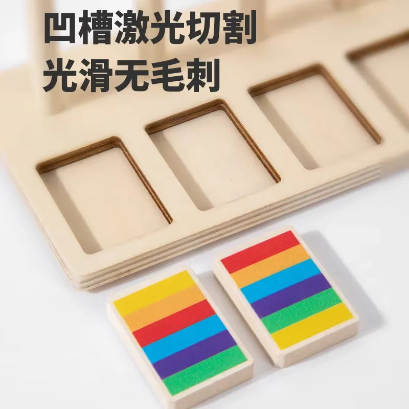 Wooden Color Matching Game