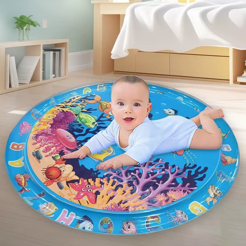 Premium Baby Tummy Time Water Play Mat – 65cm