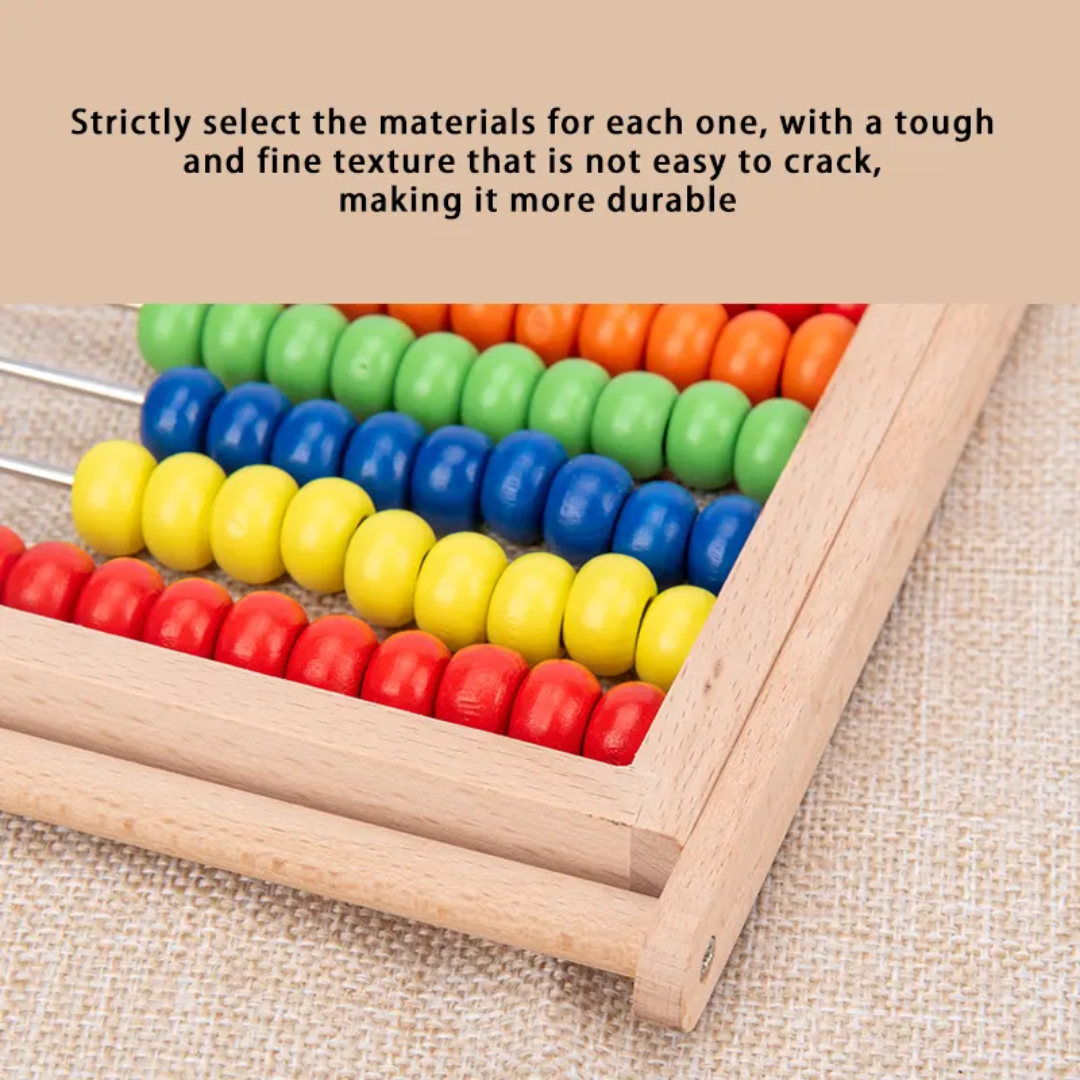 Wooden Chalkboard & Bead Counting Board