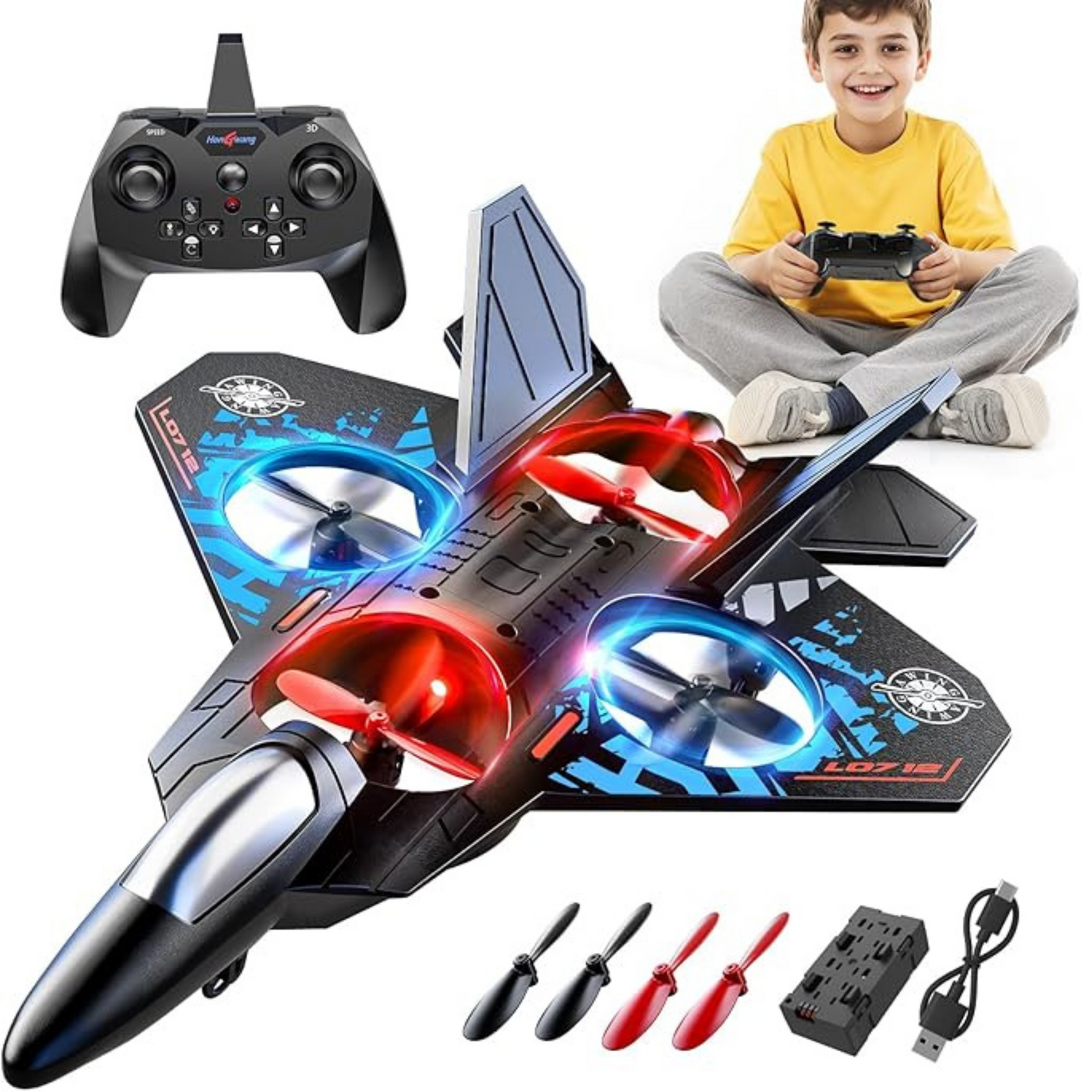 High-Speed RC Fighter Jet Aircraft
