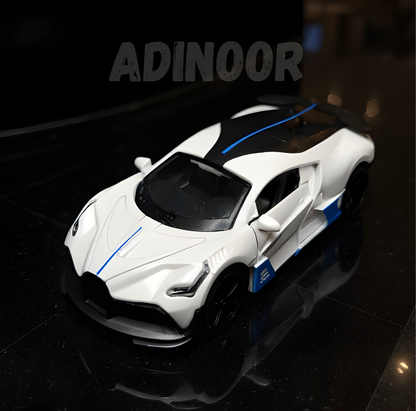 Luxury Metal Bugatti Model Car (5 Inch) – Spring System