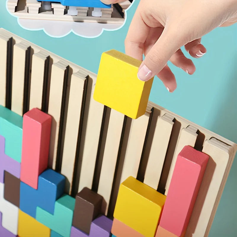 3D Wooden Puzzle Blocks