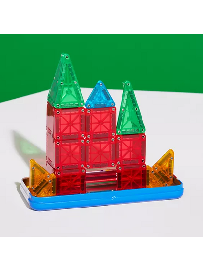 (30 Pcs) 3D Educational Magnetic Building Tiles Toy Set