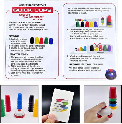 Quick Cups Classic Speed Stacking Game | Interactive Family Fun Toy