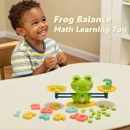 Educational Frog Math Balance Toy with Numbers