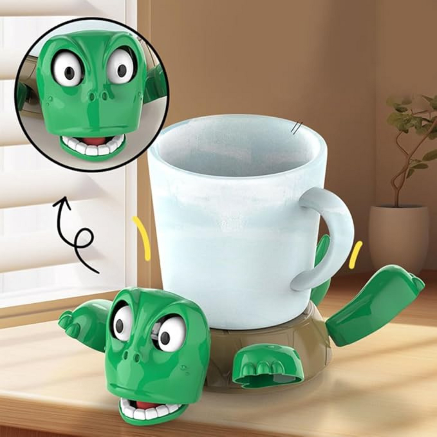 Funny Turtle Coaster Creative Cup Pad Tea Coffee Mug Drinks Holder