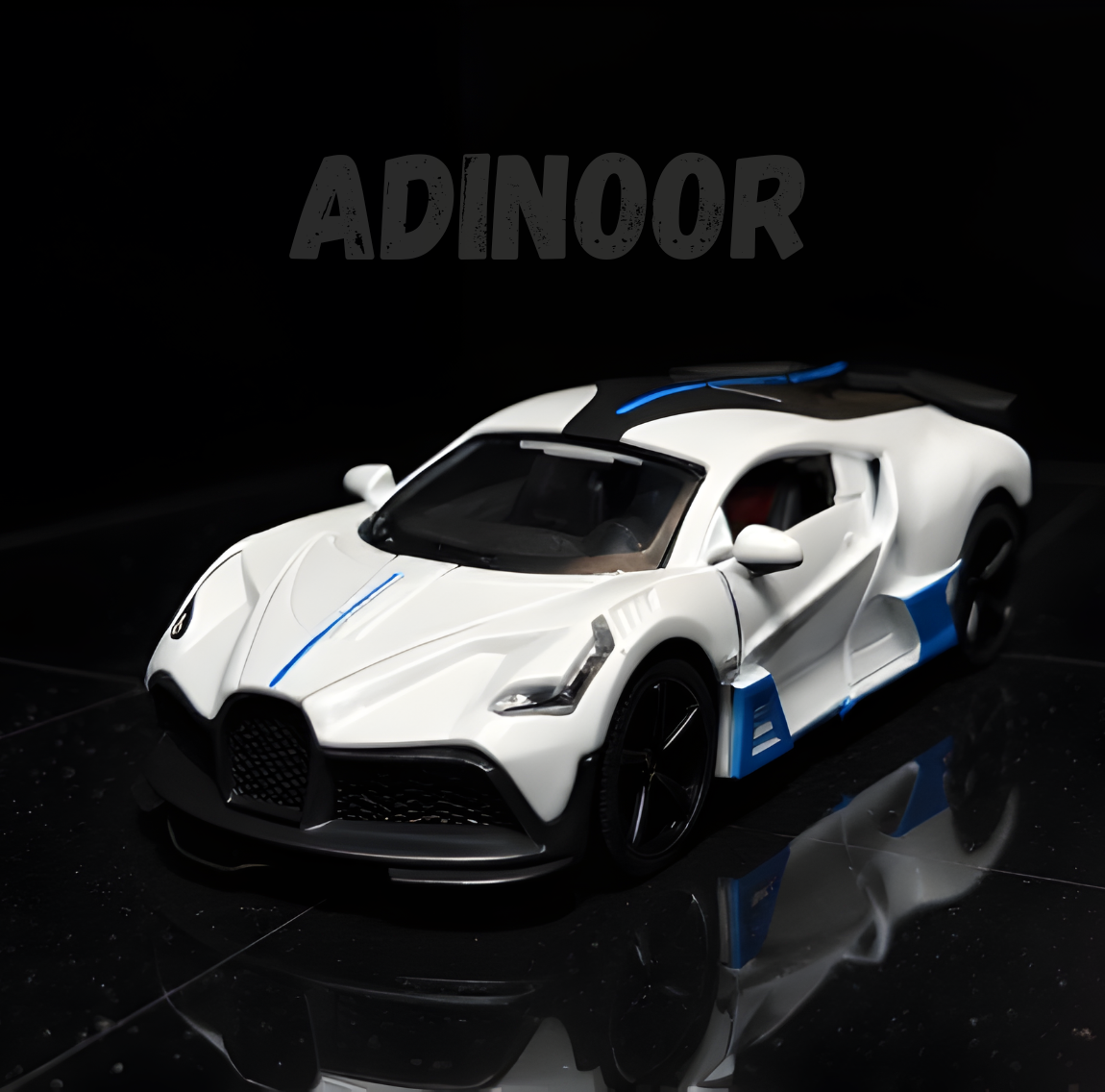 Luxury Metal Bugatti Model Car (5 Inch) – Spring System
