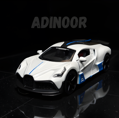 Luxury Metal Bugatti Model Car (5 Inch) – Spring System