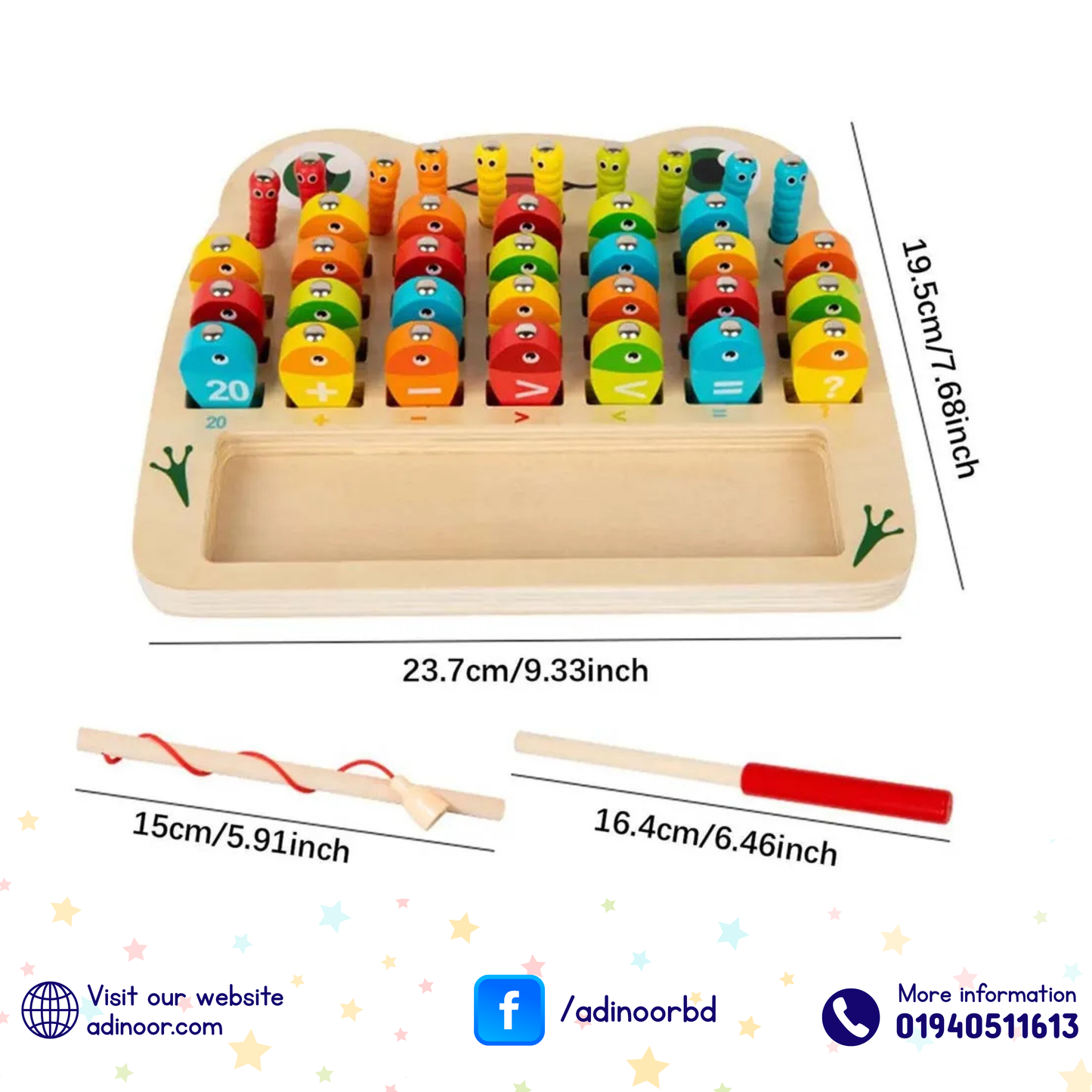 Fishing & Bug Catching Learning Game