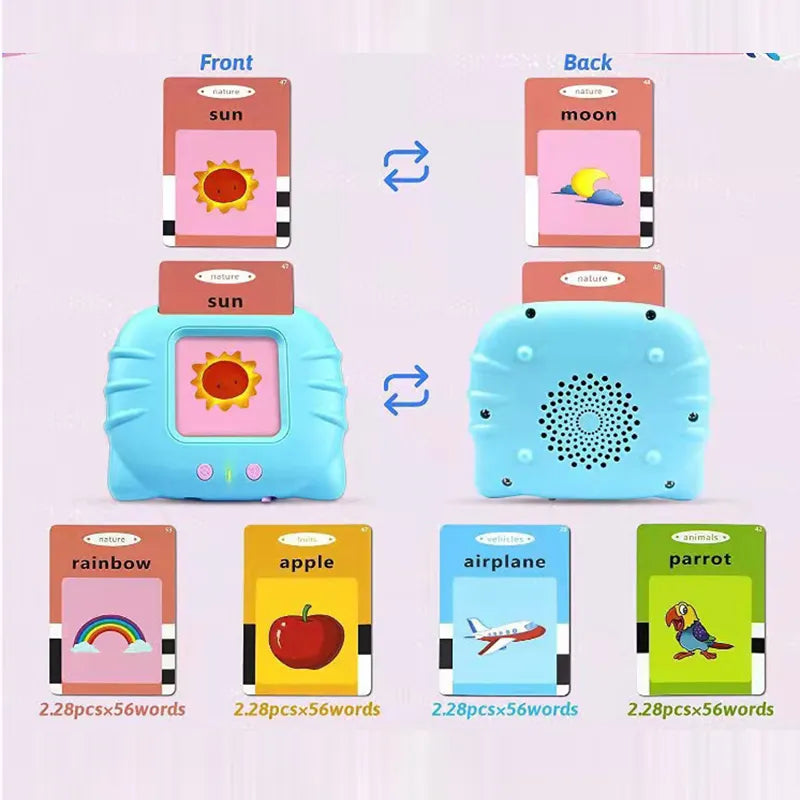Talking Flash Cards Educational Toy for Toddlers (English Version)