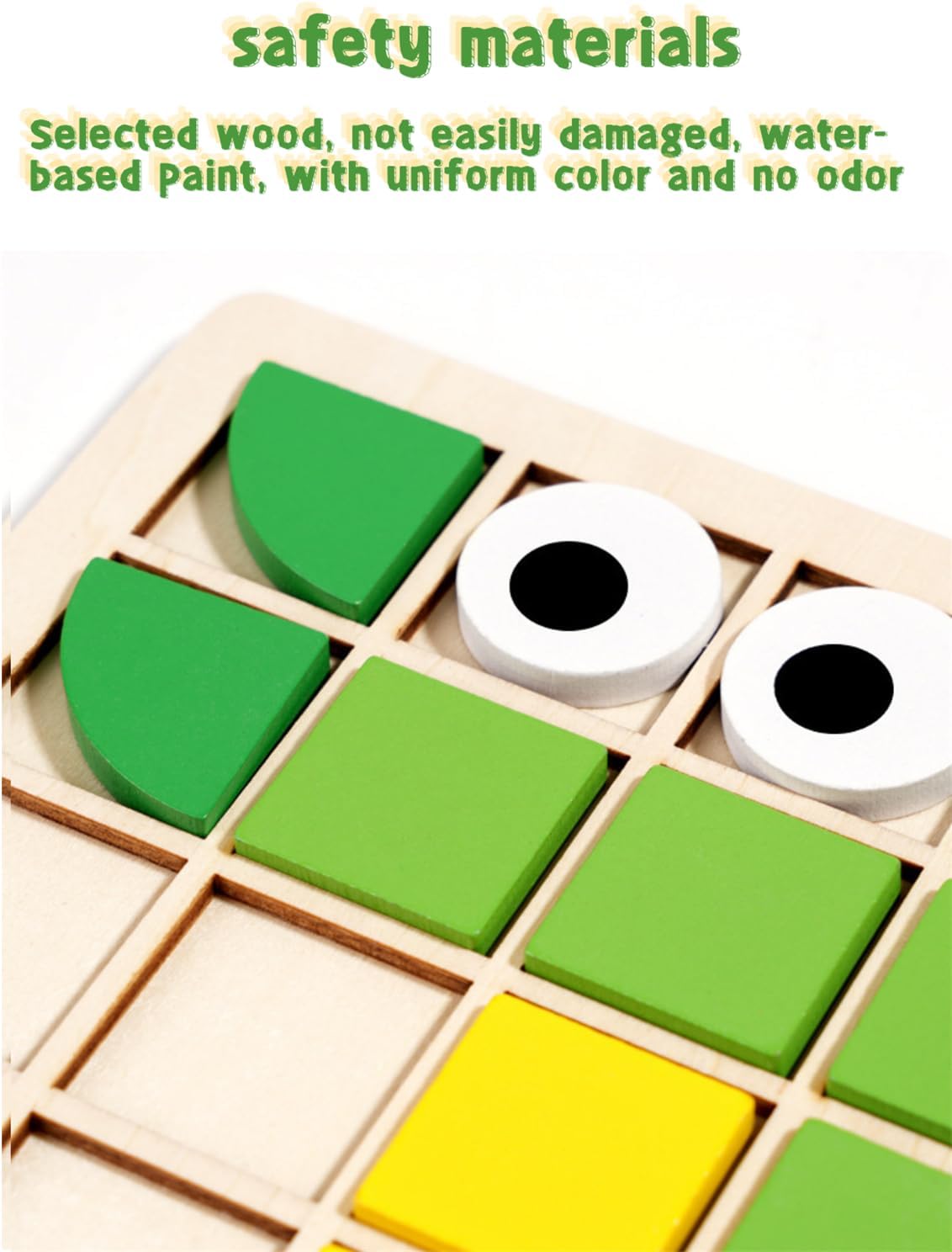 Kids Mosaic Shape Puzzle – Wooden 120 PCS