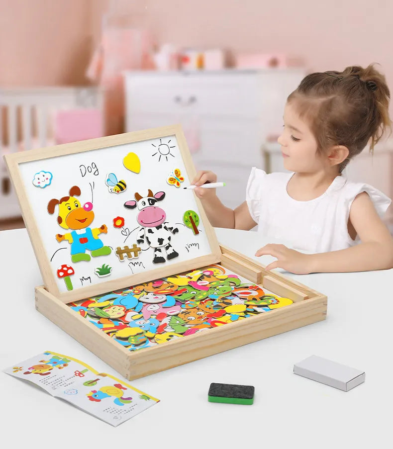 Animal Mgnetic Puzzle Board