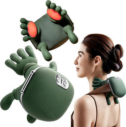 Rechargeable Infrared Neck & Shoulder Massager – Deep Pain Relief