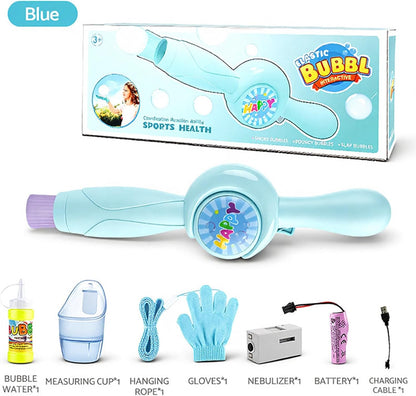 Colorful Smoke Bubble Machine With Lighting for Kids