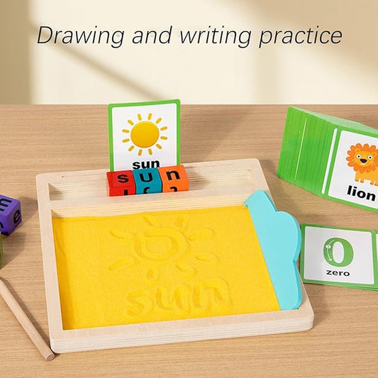 Wooden Sand Writing Tray