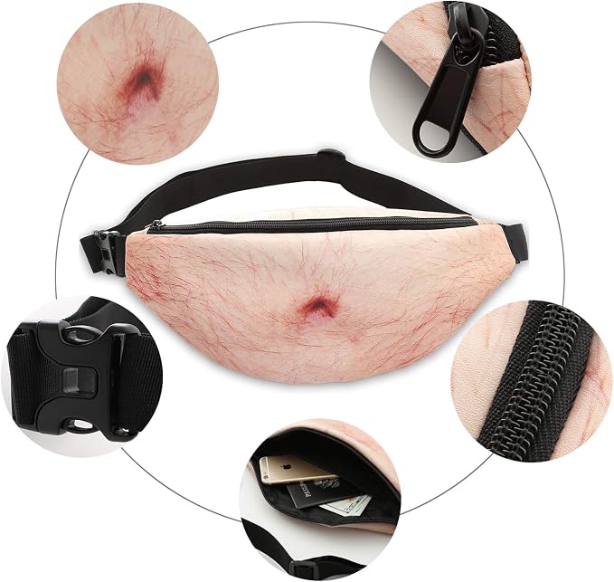 Funny Beer Belly Waist Bag