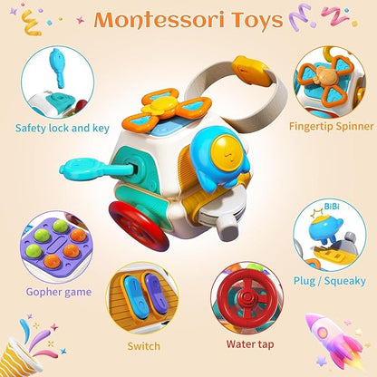 10-in-1 Baby Activity Cube Toy