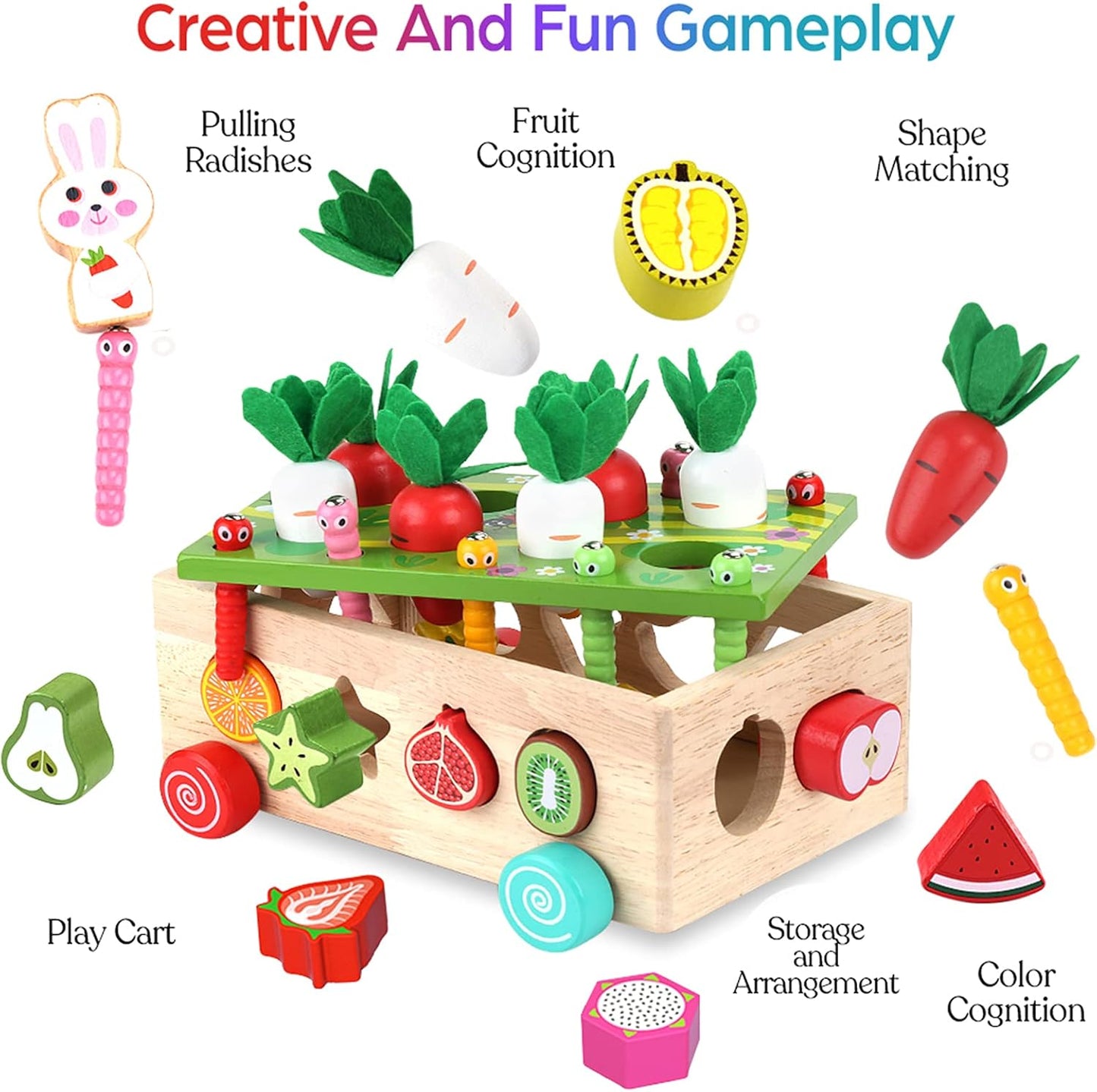 Montessori Wooden Garden Toy