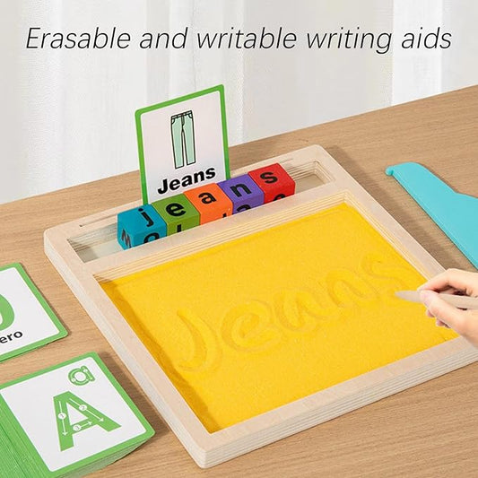 Wooden Sand Writing Tray