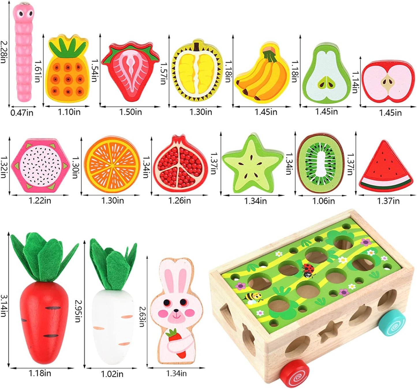 Montessori Wooden Garden Toy