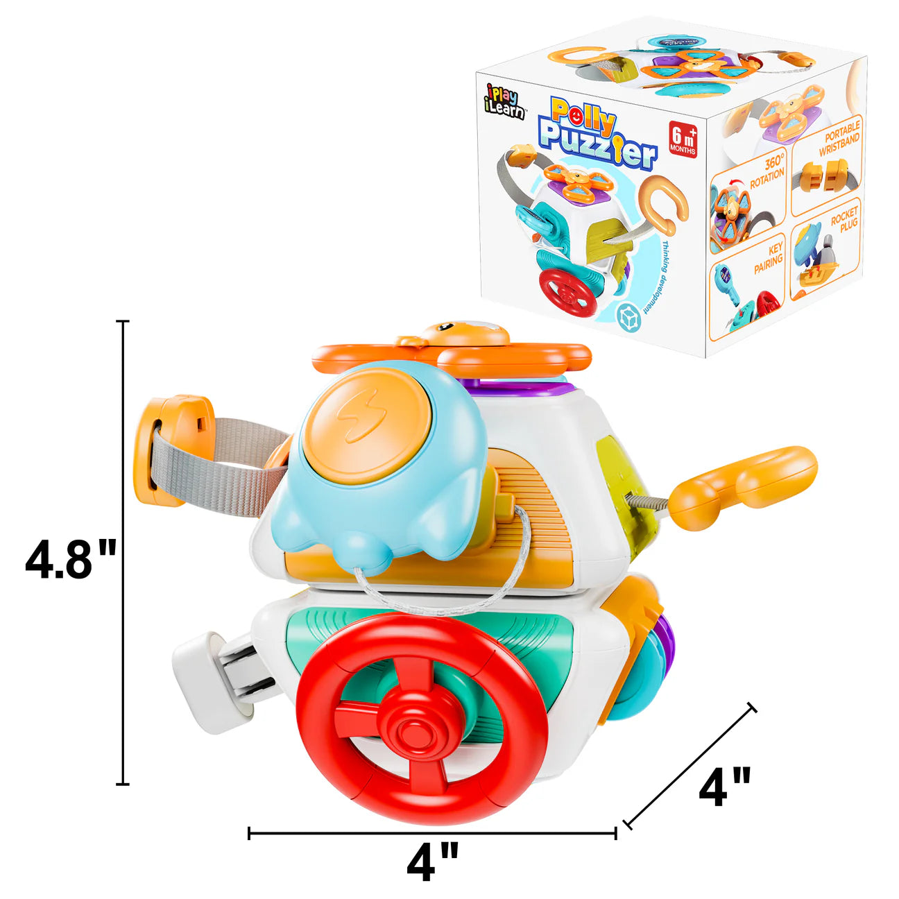 10-in-1 Baby Activity Cube Toy